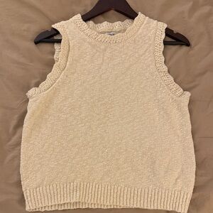 J. Crew Factory Cream Tank Top
